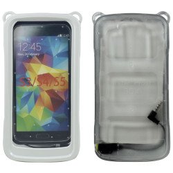 Galaxy S5, S4, S3, S2 Waterproof Crystal Clear Hard Case (White)